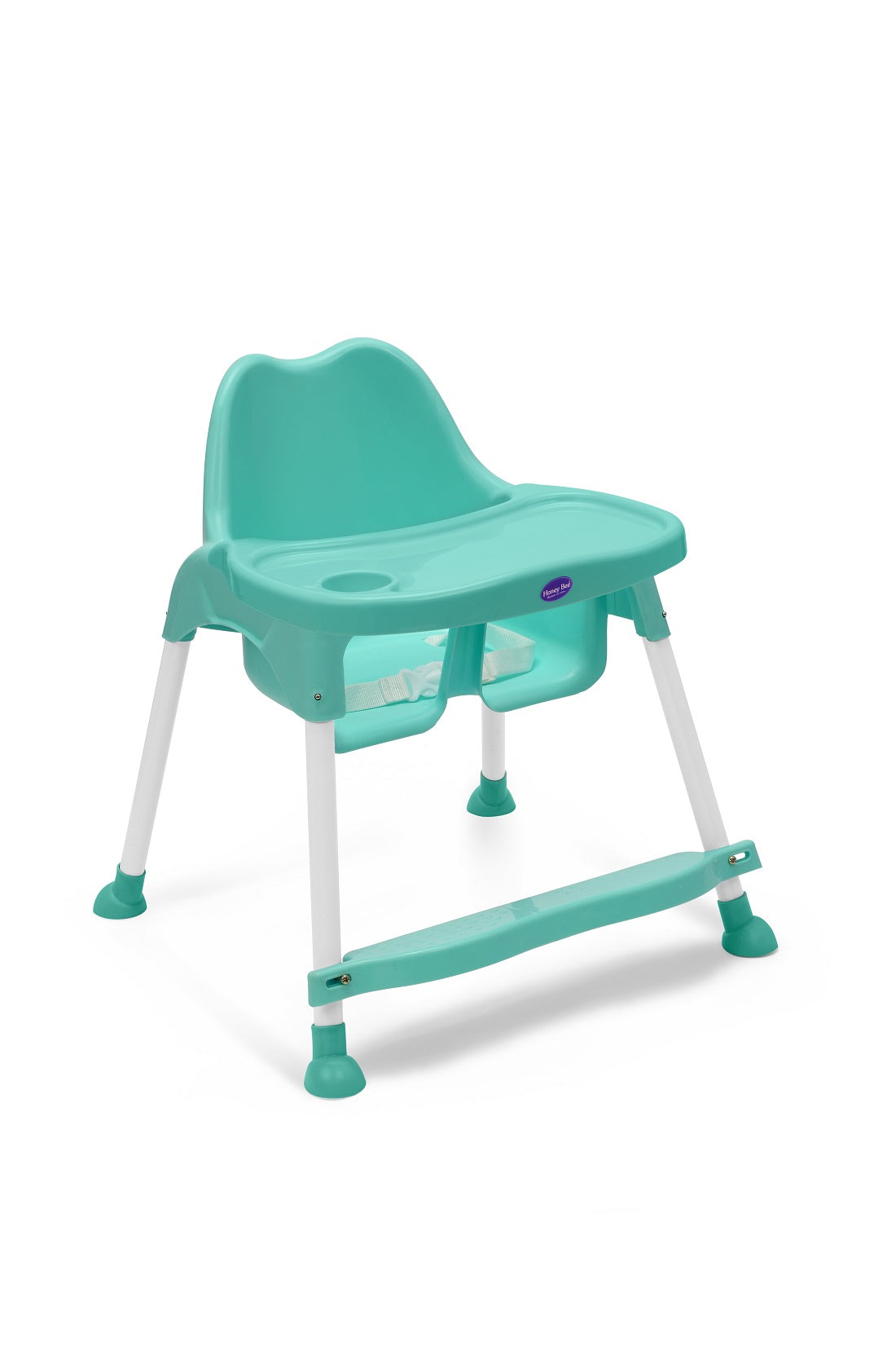 Goyal's 3 in 1 - Easy to Clean Bobo Green Baby Dining Chair with Footrest and Tray, Upto 20 kgs