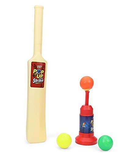 Goyal's Sporty Pop Up & Strike Cricket Set with Automatic Ball Launcher for Kids