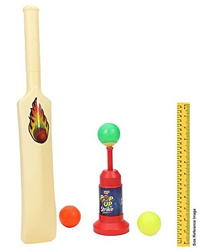 Goyal's Sporty Pop Up & Strike Cricket Set with Automatic Ball Launcher for Kids