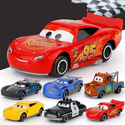 Goyal's Metal Die Cast Car Set Free Wheel High Speed Unbreakable for Kids Pack of 6, Small Racing Cars for Exciting Playtime Adventures