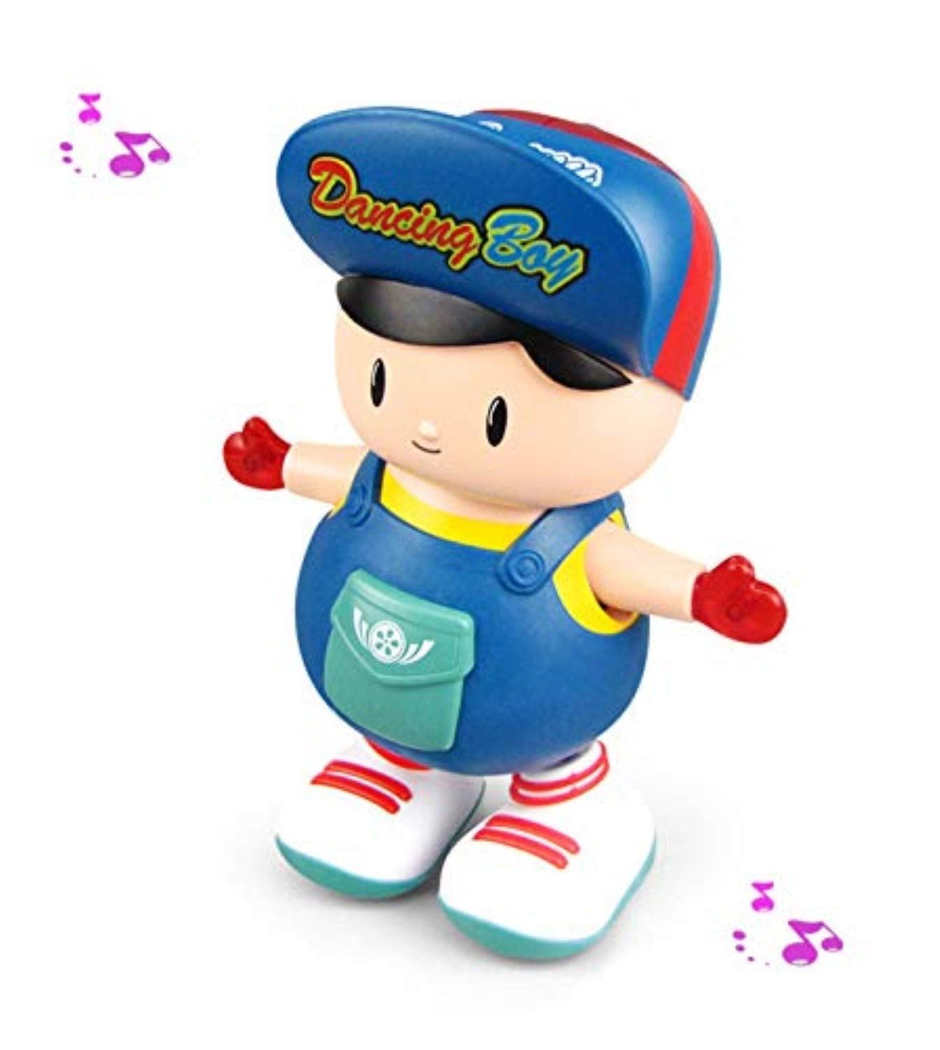 Goyal's Cute Side Style Dancing Boy Toy with Music and Multi Color Lights (Dancing Boy)