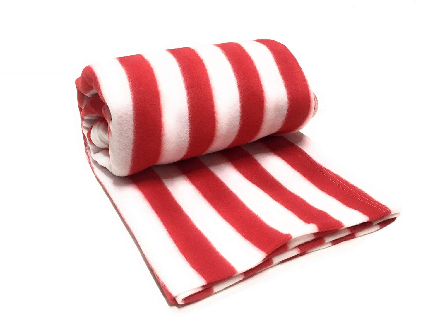 Goyal's Polar Fleece Single Bed Stripes Design AC Blanket Pack of 5 - (Multicolor)