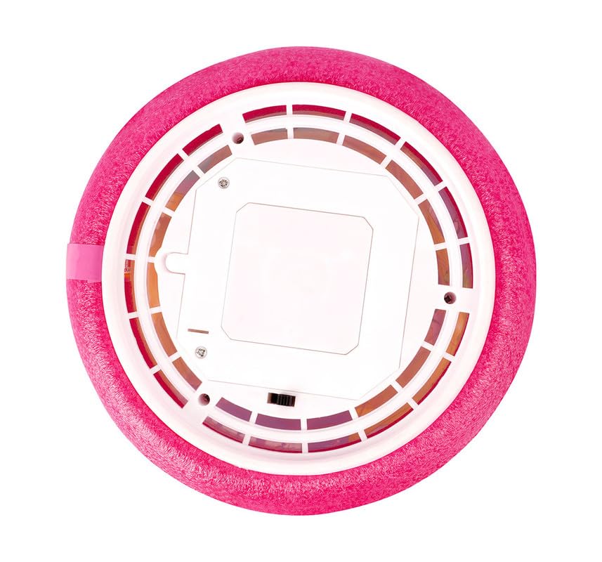 Goyal's Princess Floating Hover Football with Colorful Flash Light Effect | Indoor & Outdoor Pro Air Football Game for Kids - Pink