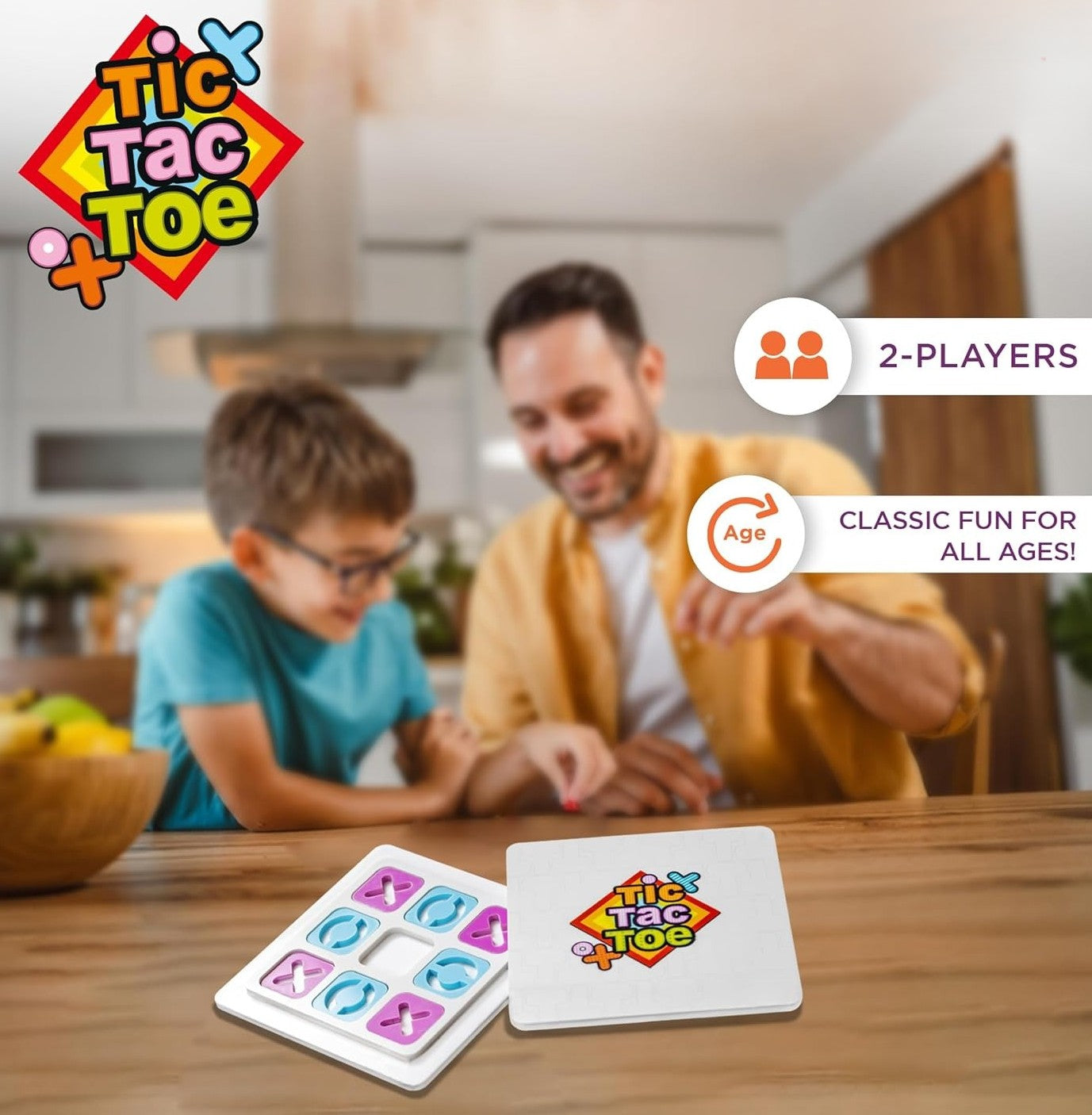 Goyal's Tic Tac Toe Game for Kids | Take N Play Anywhere Travel Toy | Durable & Portable | Big Adventures Start with a Simple X and O! | Perfect for Home, Road Trips & Gifts | Ages 3+