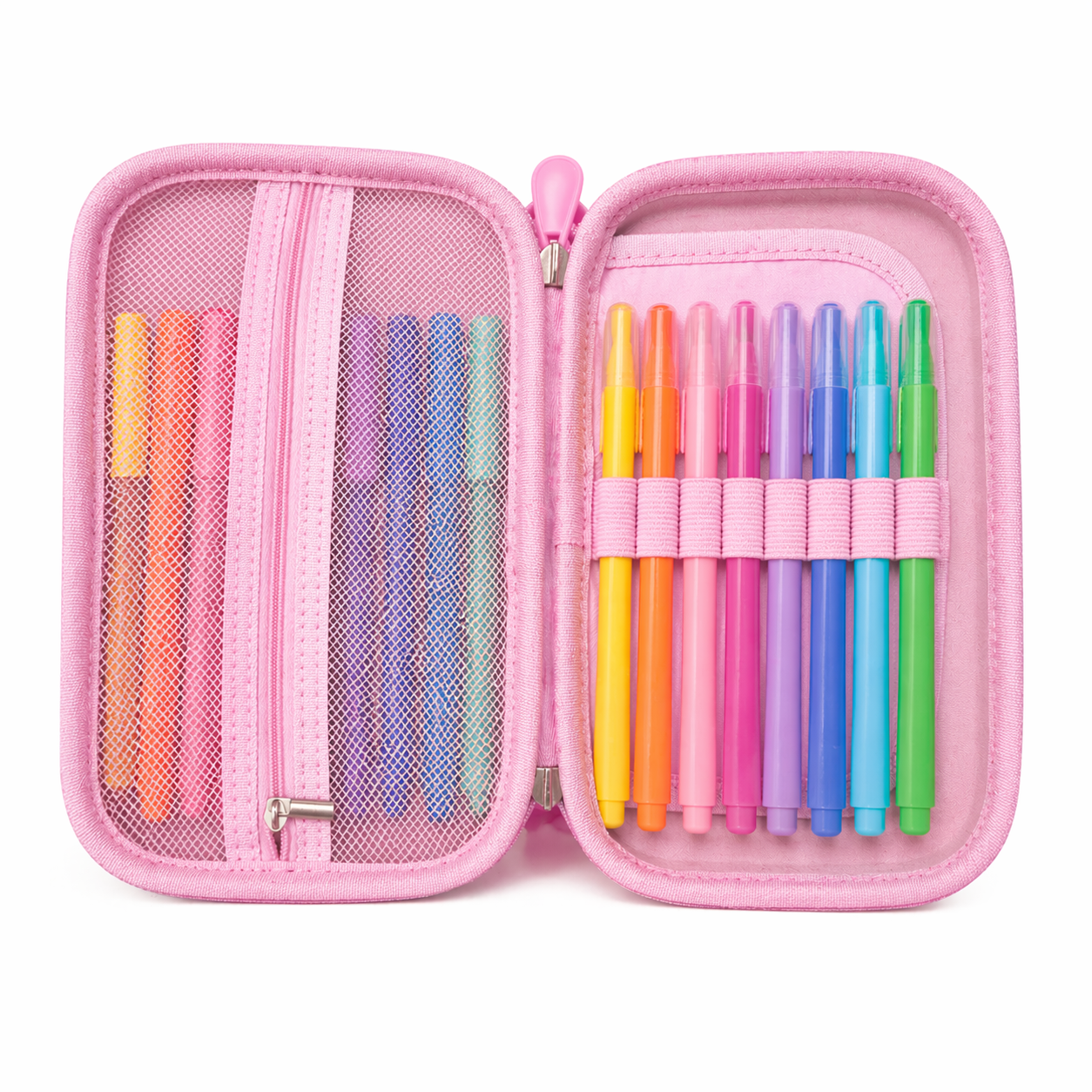 Goyal's Unicorn 3D EVA Hard Shell Pencil Case for Girls | Large Capacity Double Layer Stationery Box | Waterproof Cute Unicorn Pencil Pouch with Zipper | School Organizer for Kids Students