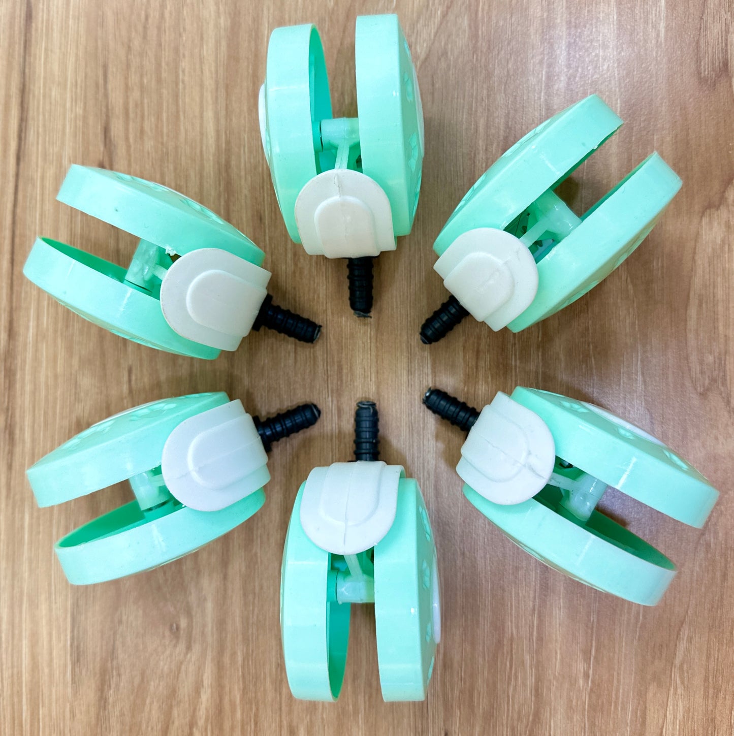 Goyal's Walker Wheels Set of 6 - Sea Green