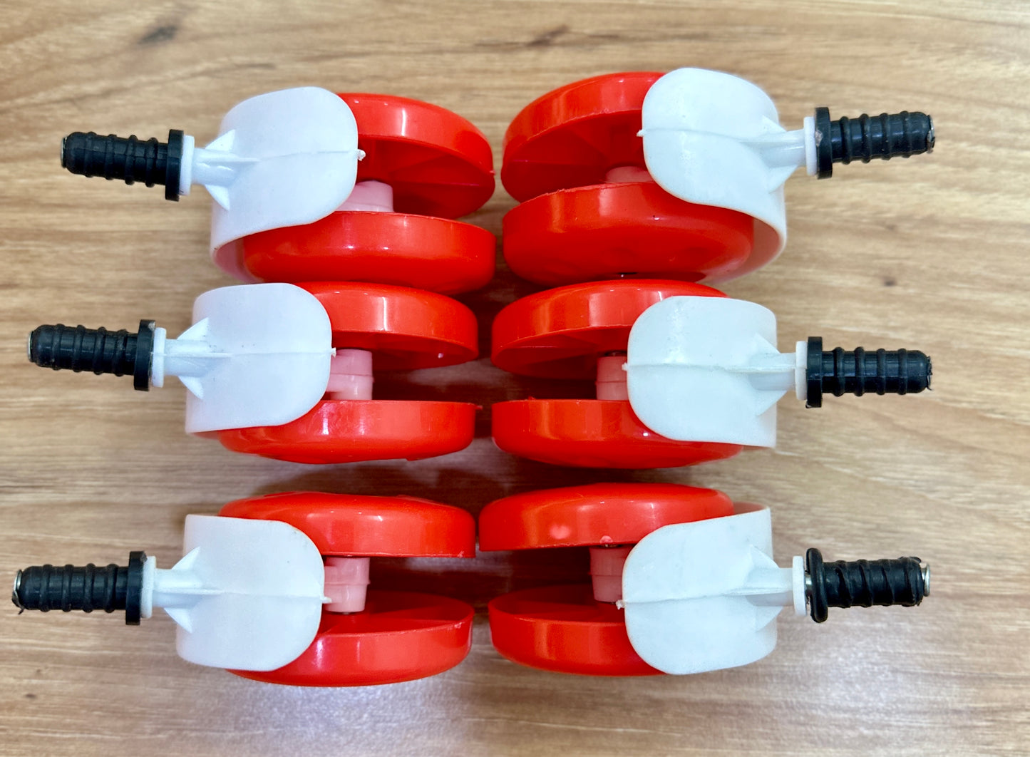 Goyal's Walker Wheels Set of 6 - Red