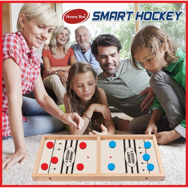 Goyal's Smart String Hockey, Fast Sling Puck Game Board String Hockey Toy | Party Game for Adult Parent Kids Children Family