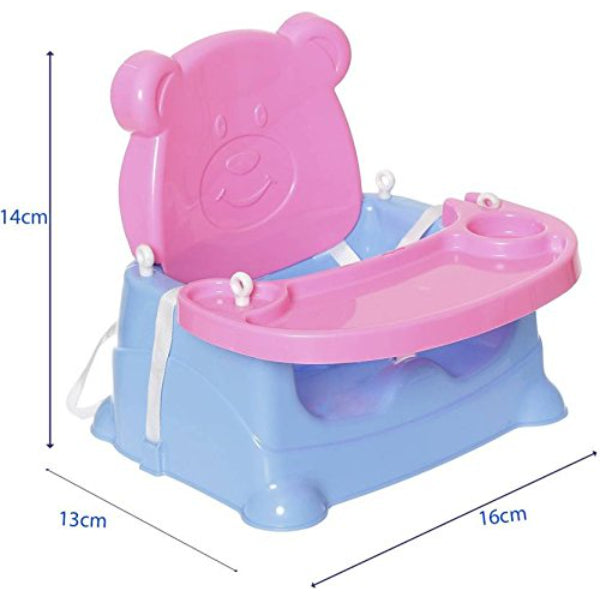 Goyal's 6-in-1 Multipurpose Booster Seat Swing Kids Feeding High Chair with Long Hook Ropes