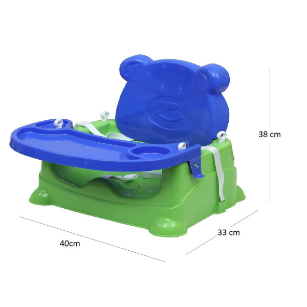 Goyal's 6-in-1 Multipurpose Booster Seat Swing Kids Feeding High Chair with Long Hook Ropes