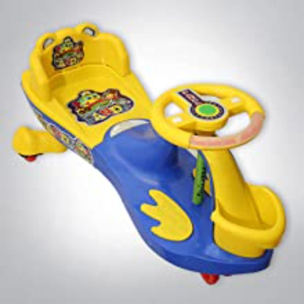Goyal's Basket & Back Support Multi Designs Musical Free Wheel Swing and Twist Magic Car