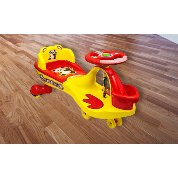 Goyal's Basket & Back Support Multi Designs Musical Free Wheel Swing and Twist Magic Car
