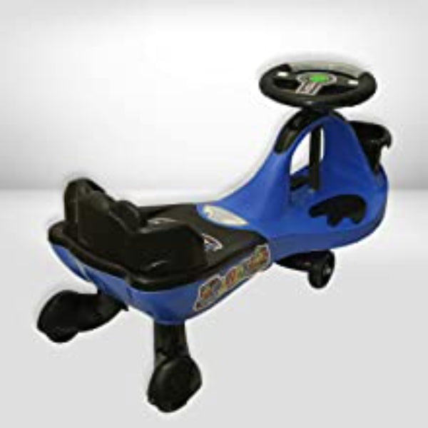 Goyal's Basket & Back Support Multi Designs Musical Free Wheel Swing and Twist Magic Car