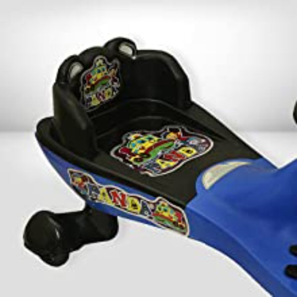 Goyal's Basket & Back Support Multi Designs Musical Free Wheel Swing and Twist Magic Car