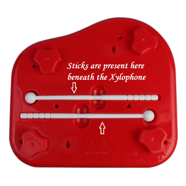 Goyal's Musical 5 Keys Xylophone Cum Piano, Non Toxic, Non-Battery Toy for Kids & Toddlers