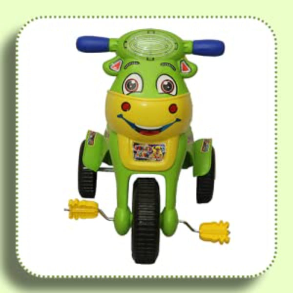 Goyal's Happy Birthday Baby Tricycle Ride-On with Music & Lights