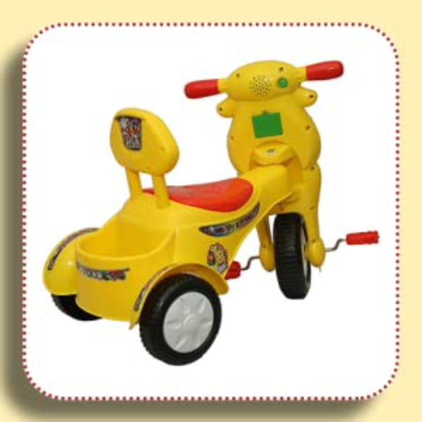 Goyal's Happy Birthday Baby Tricycle Ride-On with Music & Lights
