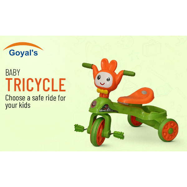 Goyal's Kandy Baby Tricycle Ride On with Music & Lights
