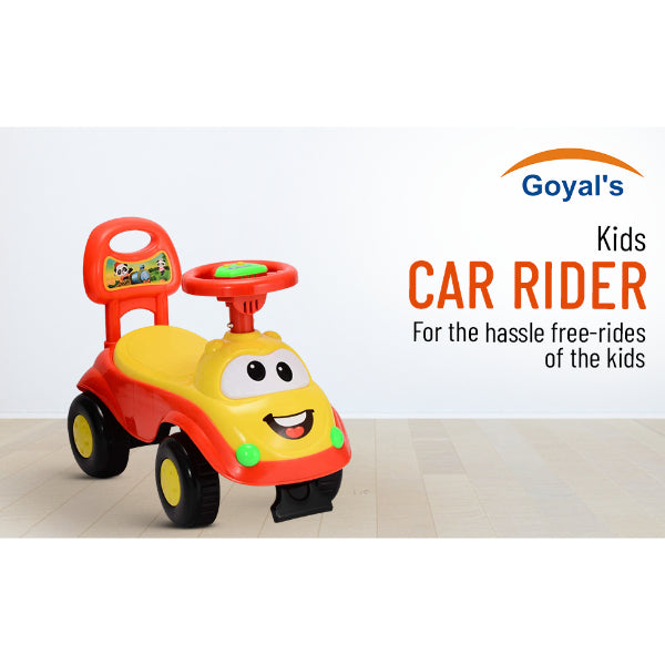 Goyal's Magic Rider Push-Car Ride-On for Kids with Music 1-3 Years