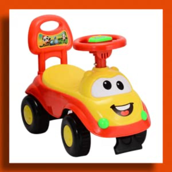 Goyal's Magic Rider Push-Car Ride-On for Kids with Music 1-3 Years