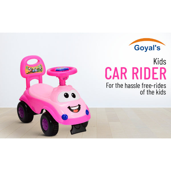 Goyal's Magic Rider Push-Car Ride-On for Kids with Music 1-3 Years