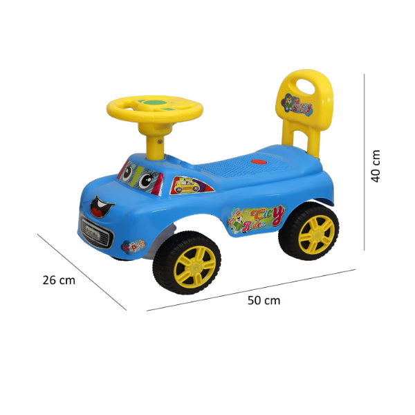 Goyal's City Road Rider Push-Car Ride-On for Kids with Music 1-3 Years