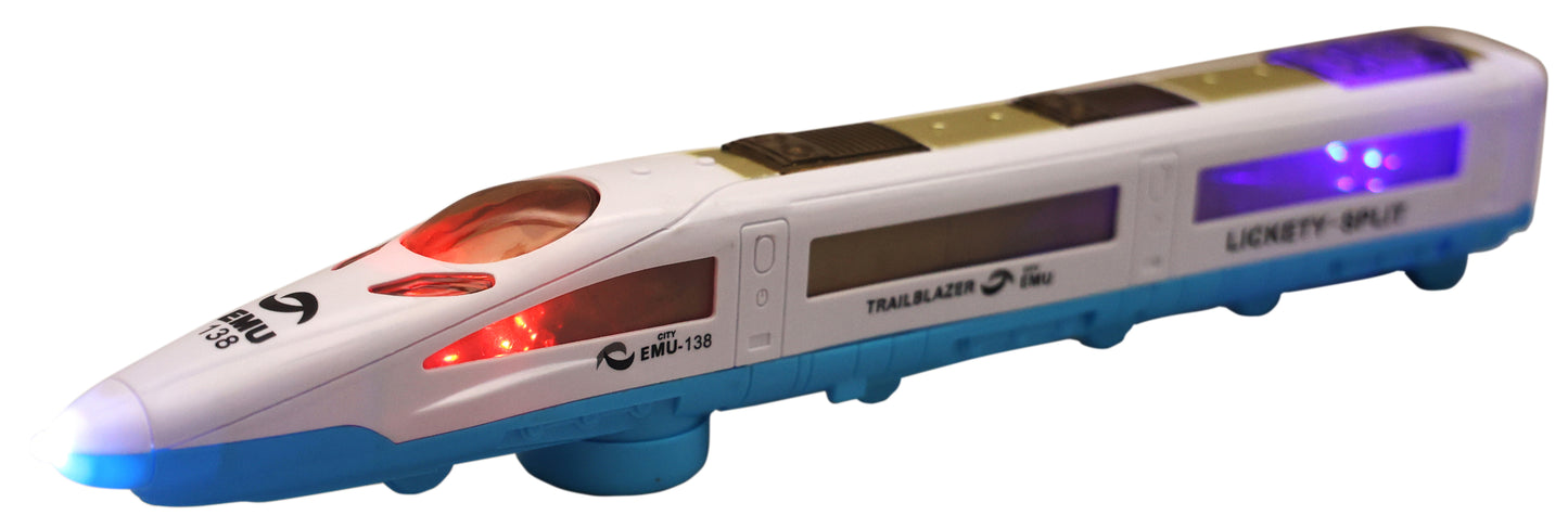 Goyal's High Speed Bullet Train for Kids with 3D Flashing Lights & Funny Musical Sounds