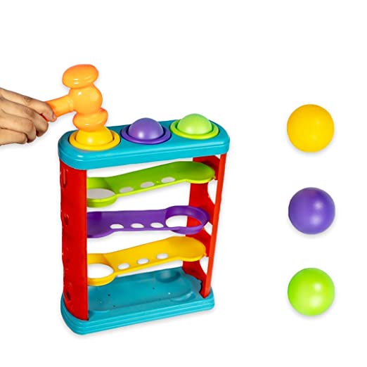 Goyal's Hammer Ball Toys for Kids- Pounding Game Set for Baby Kids and