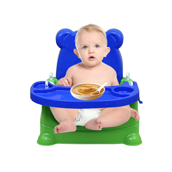 Goyal's 6-in-1 Multipurpose Booster Seat Swing Kids Feeding High Chair with Long Hook Ropes