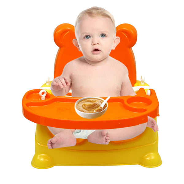 Goyal's 6-in-1 Multipurpose Booster Seat Swing Kids Feeding High Chair with Long Hook Ropes