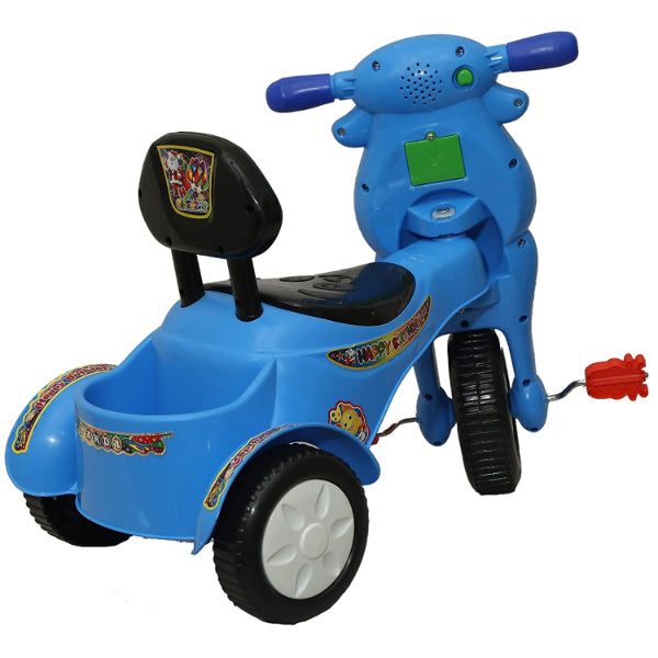 Goyal's Happy Birthday Baby Tricycle Ride-On with Music & Lights