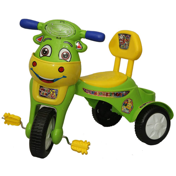 Goyal's Happy Birthday Baby Tricycle Ride-On with Music & Lights