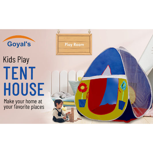 Goyal's Igloo Foldable Popup Kids Play Tent House for 1 Year to 12 Years - 110 x 110 x 120 cm Window Type