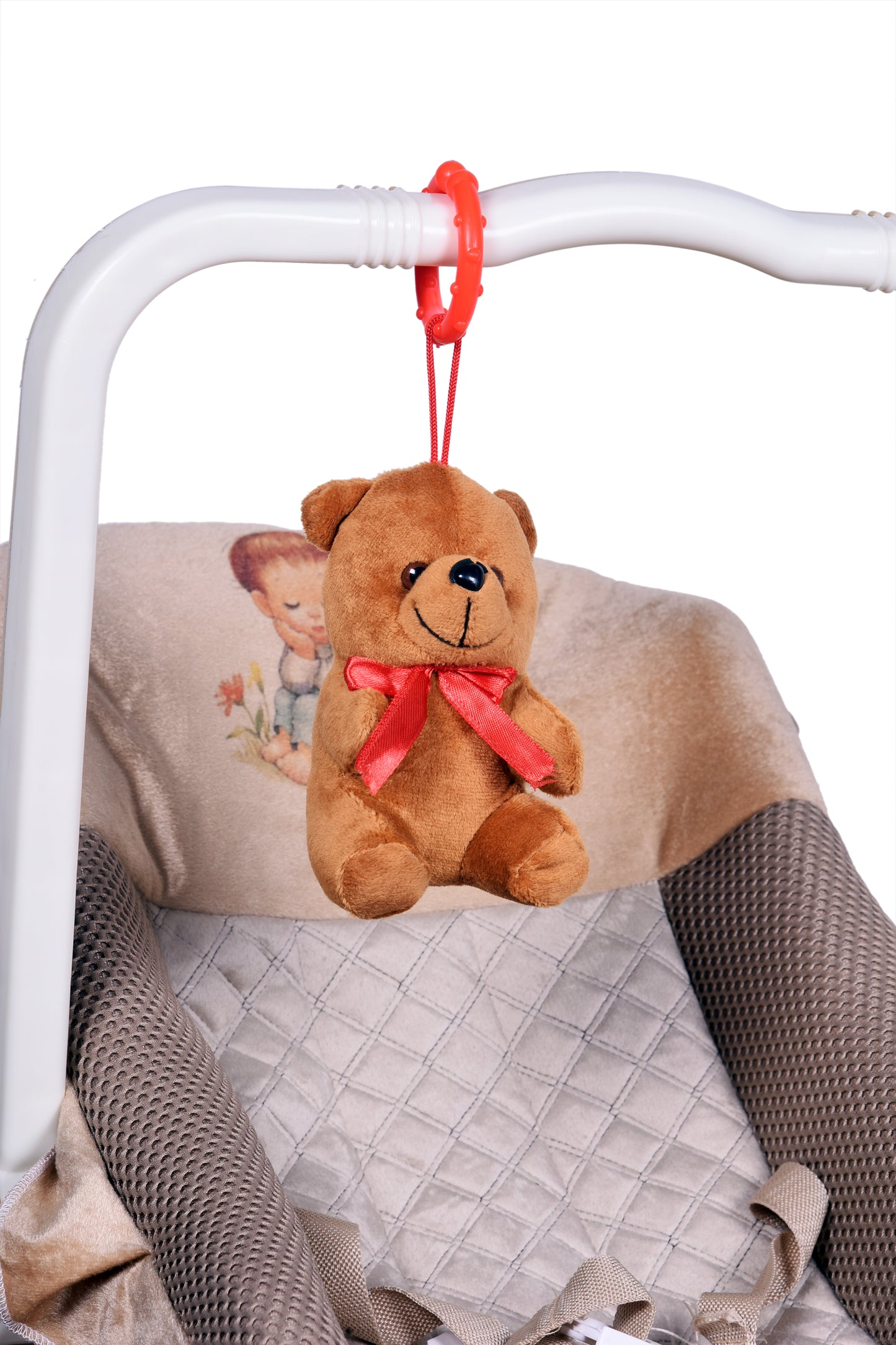 Goyal's 12 in 1 Musical Baby Feeding Swing Rocker Carry Cot Cum Bouncer with Mosquito Net, Storage Box and Swinging Ropes