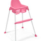 Goyal's 3 in 1 - Easy to Clean Bobo Pink Baby Dining Chair with Footrest and Tray, Upto 20 kgs