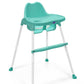 Goyal's 3 in 1 - Easy to Clean Bobo Green Baby Dining Chair with Footrest and Tray, Upto 20 kgs