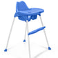 Goyal's 3 in 1 - Easy to Clean Bobo Blue Baby Dining Chair with Footrest and Tray, Upto 20 kgs