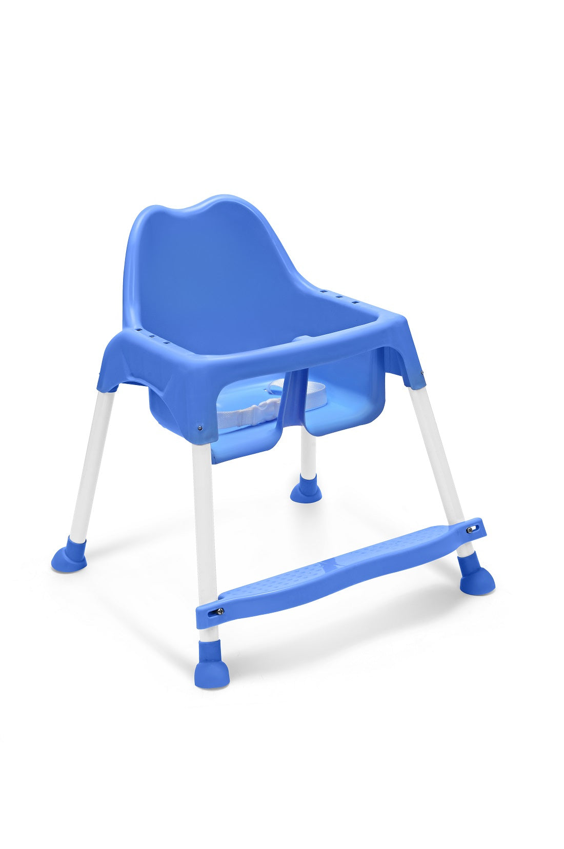 Goyal's 3 in 1 - Easy to Clean Bobo Blue Baby Dining Chair with Footrest and Tray, Upto 20 kgs