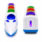 Goyal's High Speed Bullet Train for Kids with 3D Flashing Lights & Funny Musical Sounds