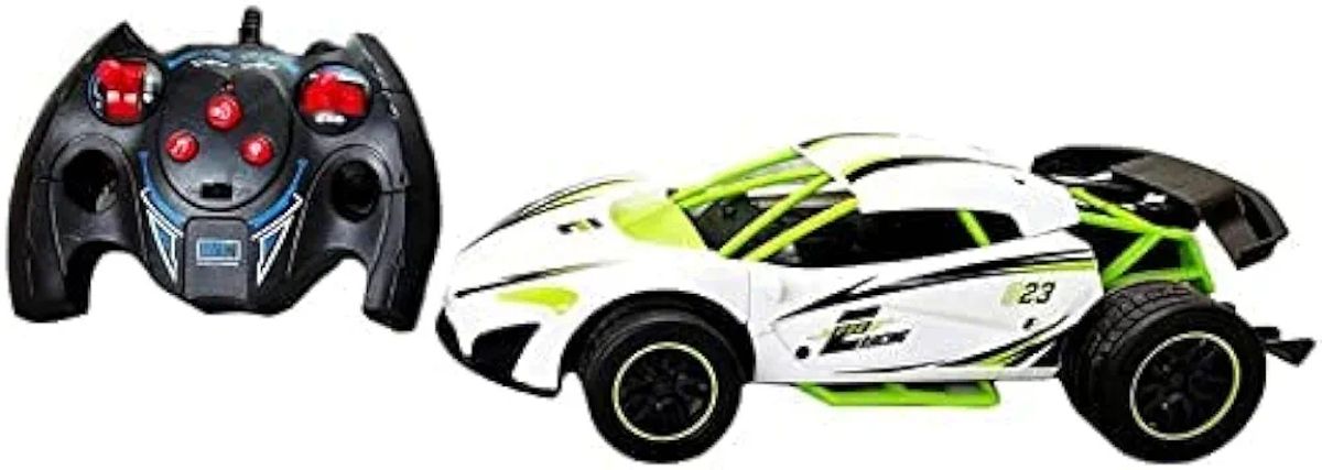 Goyal's Rechageable Hero Smoke Mist Spray Racing Runner Car Toys 2.4 GHz with LED Light and Sound Electric Toy for Kids, Multicolor