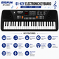 Goyal's Big Size 61-Key Electronic Keyboard Piano for kids, 16 Tones, 10 Rhythms, with Microphone, LED Display, for Ages 3+ Beginners Musical Toys