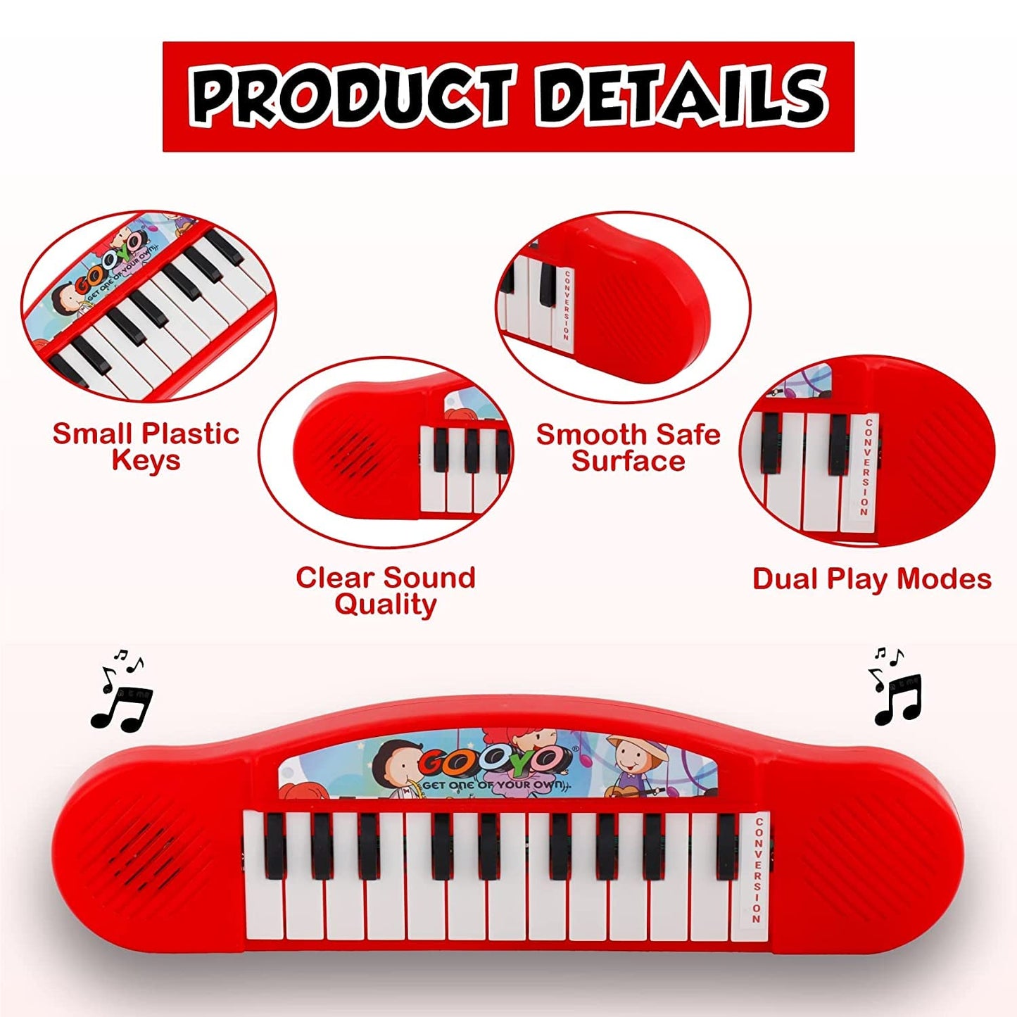 Goyal's Multi-Function Portable Electronic Keyboard Piano Musical Toys for Babies and Kids