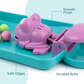 Goyal's 2-Player Hungry Frog Game for Kids | Funny Frog Bean Eating Family Board Game | Fast Button Pressing Reaction & Strategy Game | No Batteries Required | Multicolour