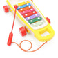 Goyal's Kids Classic Xylophone with The Wheels for Easy Rotation and Moving and with Good Sticks to Play for Kids, Multicolor