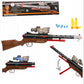 Goyal's Kids Sniper Rifle Gun Toy with 3 Darts Bullets and 200 Soft Bullets & Colorful Lights, Ages 6-12