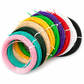 Goyal's 3D Pen Filament Refills, PLA Material, Low Temperature Safe, Non-Toxic and Odorless, Smooth Drawing Flow, Vibrant Colors 5 Meters Each - Pack of 10