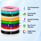 Goyal's 3D Pen Filament Refills, PLA Material, Low Temperature Safe, Non-Toxic and Odorless, Smooth Drawing Flow, Vibrant Colors 5 Meters Each - Pack of 10