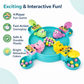 Goyal's Hungry Frog Game for Kids | 4-Player Bean Eating Family Board Game | Fast-Paced Hand-Eye Coordination & Strategy Game | No Batteries Required | Multicolour