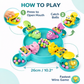 Goyal's Hungry Frog Game for Kids | 4-Player Bean Eating Family Board Game | Fast-Paced Hand-Eye Coordination & Strategy Game | No Batteries Required | Multicolour
