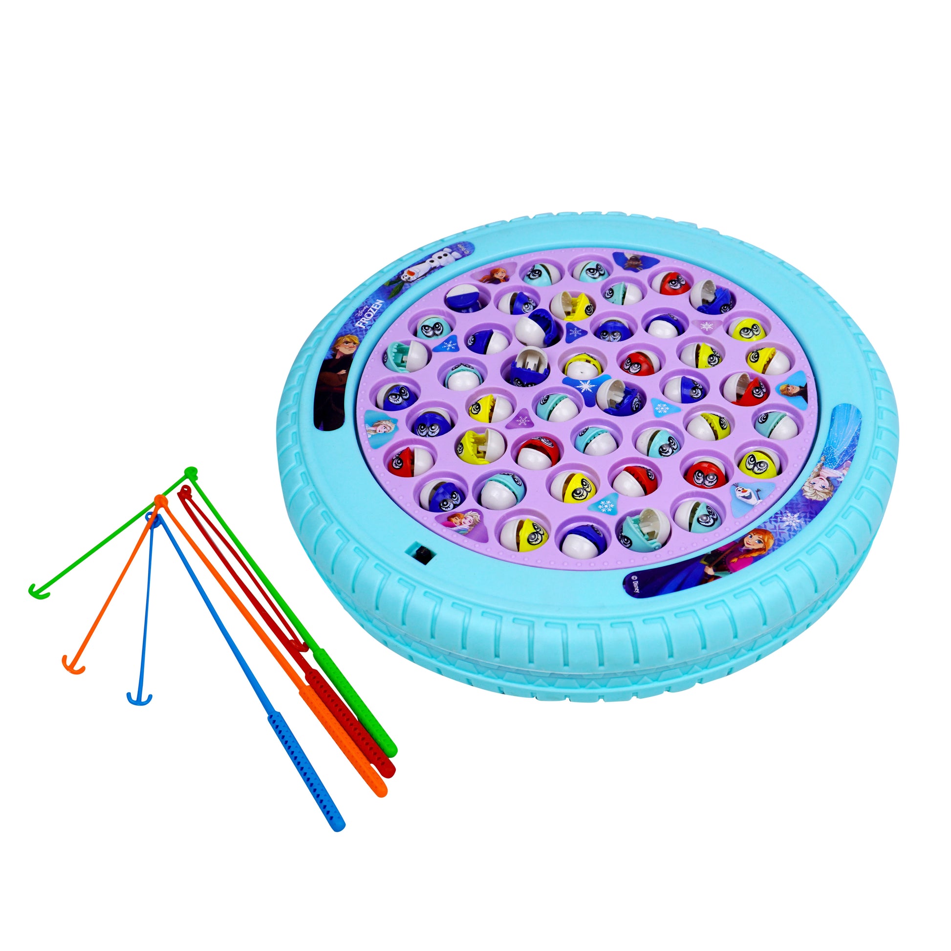 Kriiddaank Frozen Kids Musical Fishing Game Fish Catching Board